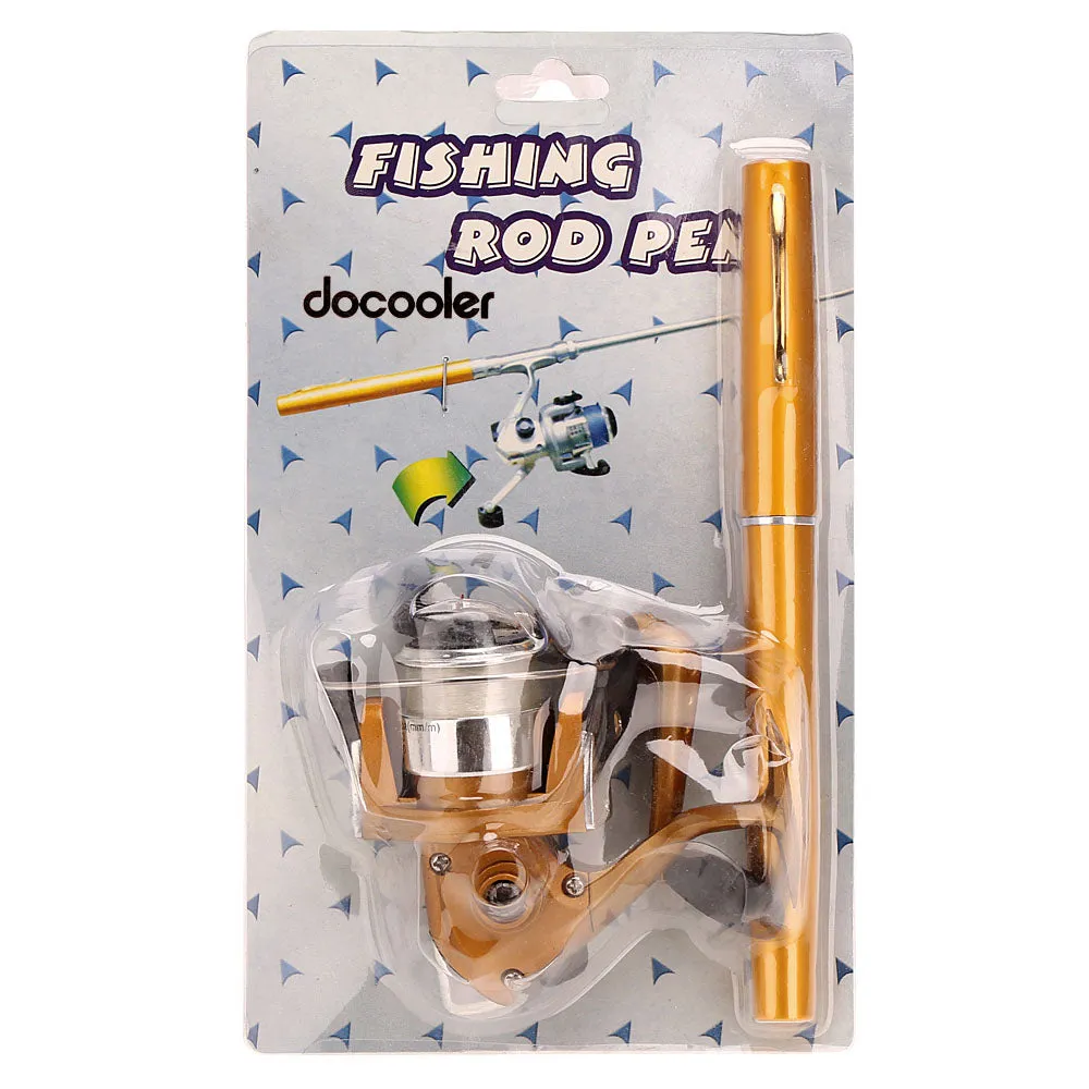 Pen Sized Fishing Rod Reel Combo Pole