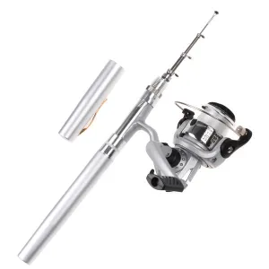 Pen Sized Fishing Rod Reel Combo Pole