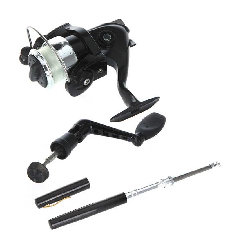 Pen Sized Fishing Rod Reel Combo Pole