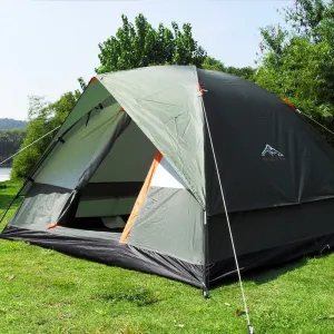 Personalized assistance Three Family Adventure Wholesale deals Tent and Outdoor Layer for Double Resistant Fishing, Hunting Party Weather Camping Person 200*200*130cm