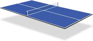Ping Pong Table Top, 84" Foldable Ping Pong Table Topper for Pool Table, Indoor Outdoor Mid-Size Table Tennis Conversion Top with Net & Premium Foam Padding, Lightweight and Portable