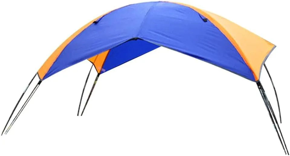pistro Boat Sun Shade Shelter Replacement & Storage Bag, 2/4 Persons Inflatable Boat Canoe Dinghy Camping Fishing Tent Sun Awning Canopy Cover Top