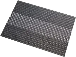 Place Mmats for Table，Placemats, Coasters Set Placemats Placemats for Dining Table Set of 6,Heat-Resistant Washable Kitchen Dinner Mats,Easy to Clean,Stain Table Mats(Black)