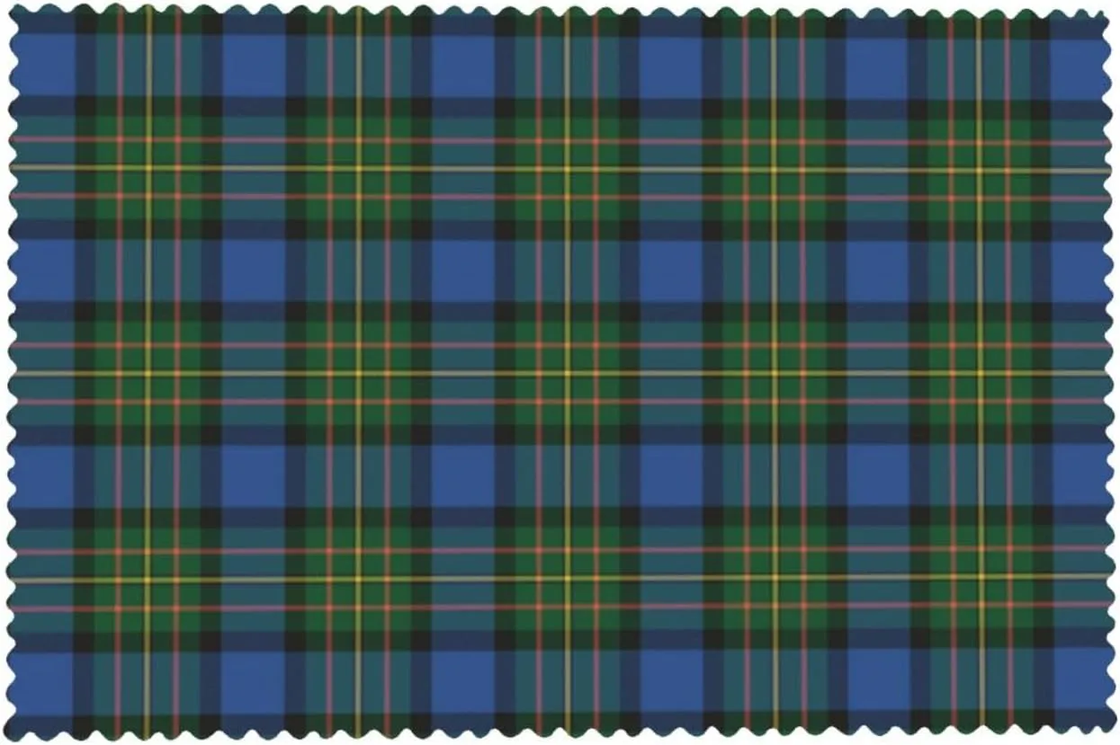Placemats for Dining Table Set of 4, Maclaren Ancient Tartan Place Mats Heat Resistant Washable Kitchen
