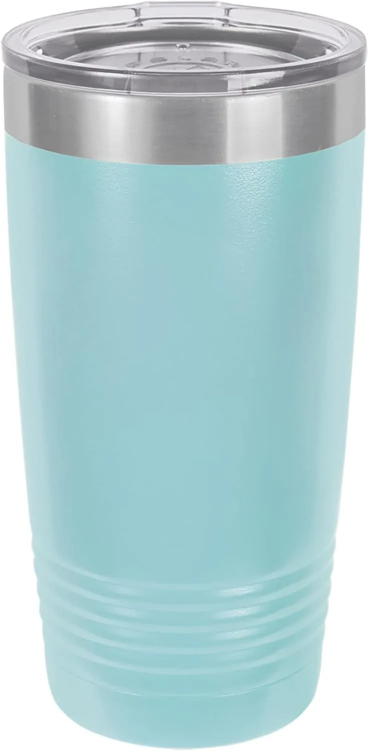 Polar Camel 20 oz. Stainless Steel Vacuum Insulated Tumbler (Light Blue)