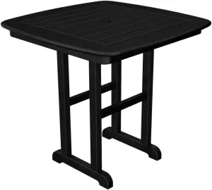 POLYWOOD® Nautical Dining Table, Black