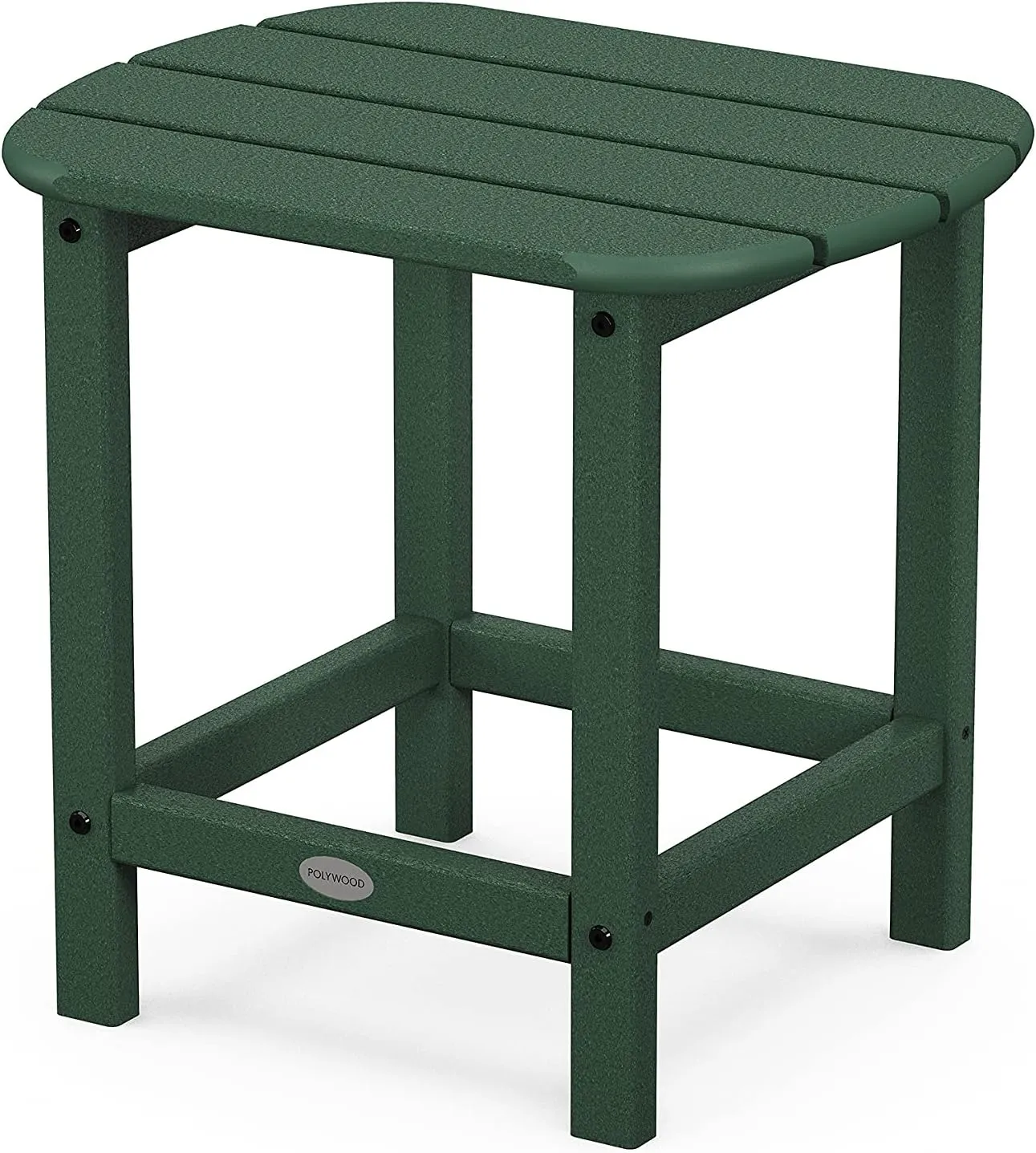 POLYWOOD SBT18GR South Beach 18" Outdoor Side Table, Green