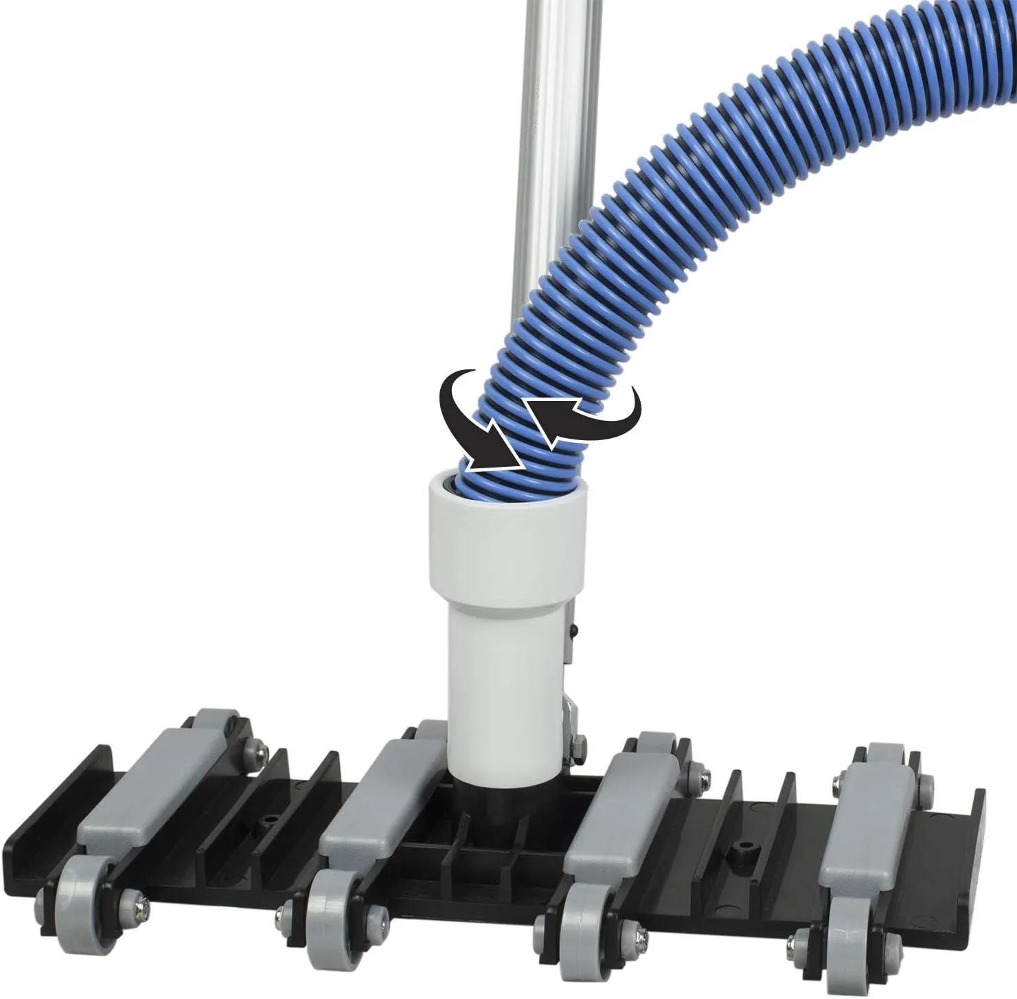 Poolmaster 33430 Heavy Duty In-Ground Pool Vacuum Hose With Swivel Cuff, 1-1/2-Inch by 30-Feet,Neutral