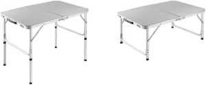 Portable Folding Table air Set Coffee Table Aluminium Alloy Ultra-Light Camping Table Outdoor Picnic Foldable Table,Adjustable Table x1