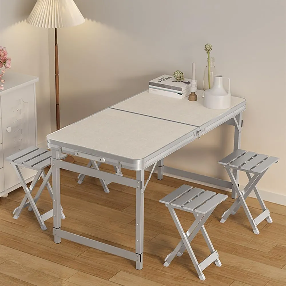 Portable Folding Table air Set Coffee Table Aluminium Alloy Ultra-Light Camping Table Outdoor Picnic Foldable Table,Adjustable Table x1