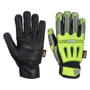 Portwest A762 R3 Impact Winter Glove - Yellow/Black
