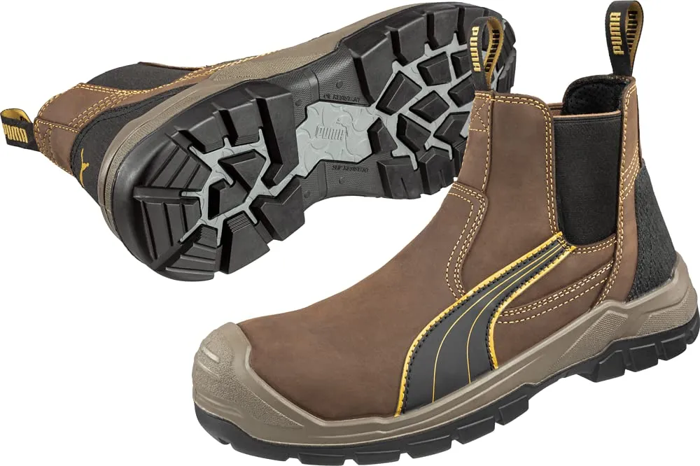 PUMA Men's Tanami Brown Mid Industrial Shoe, 11