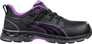 PUMA Women's Stepper Low Industrial Shoe, Black-Purple, 9