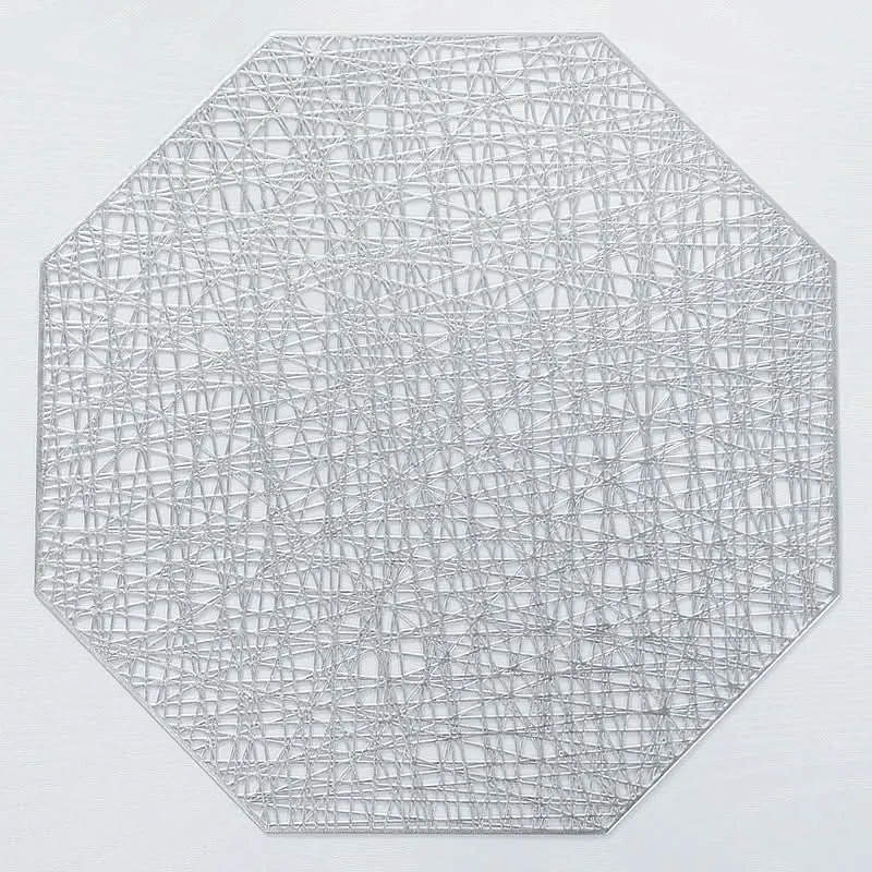 PVC Heat-Resistant Hollow Placemats for Dining