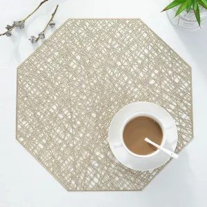 PVC Heat-Resistant Hollow Placemats for Dining
