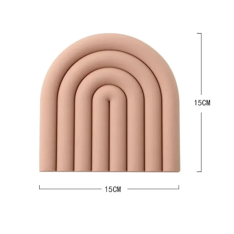 Rainbow Silicone Table Mat