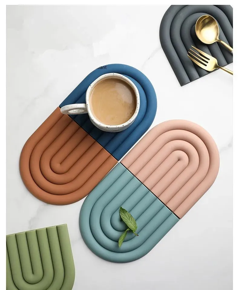 Rainbow Silicone Table Mat