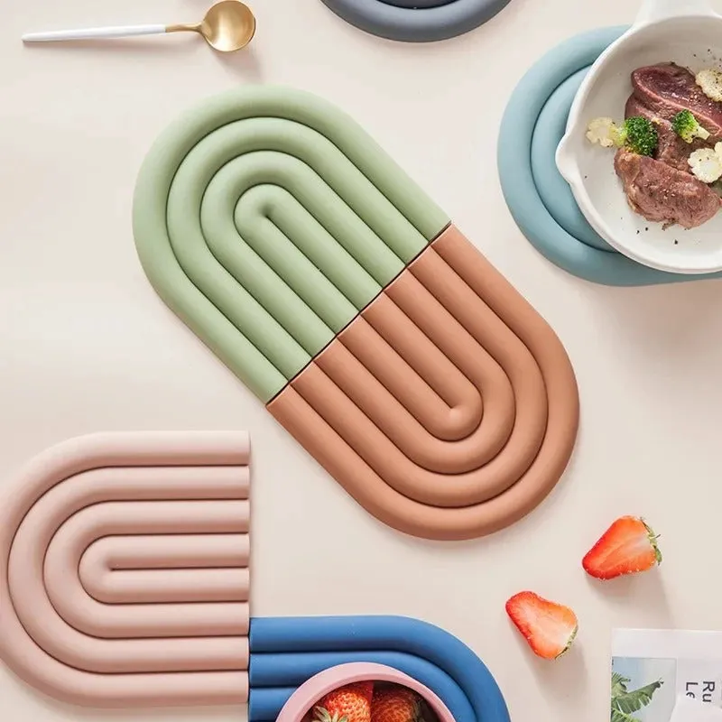 Rainbow Silicone Table Mat