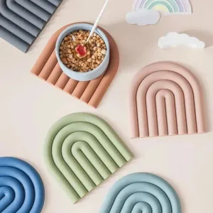 Rainbow Silicone Table Mat
