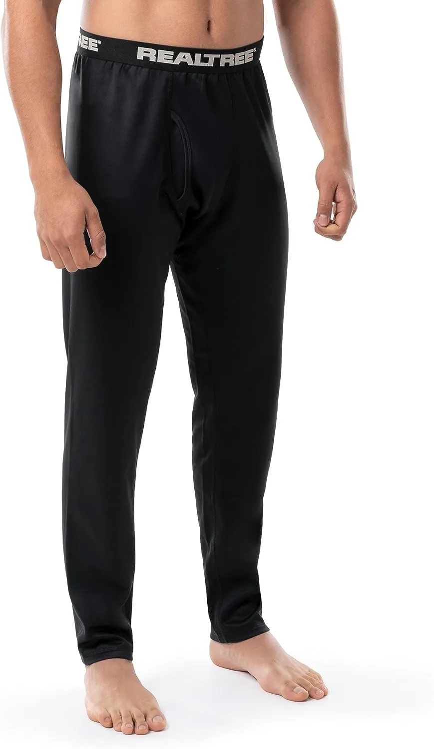 Realtree Men's Heavyweight Fleece Thermal Underwear Long Johns Bottom