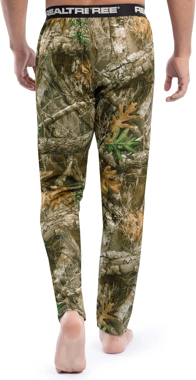 Realtree Men's Heavyweight Fleece Thermal Underwear Long Johns Bottom
