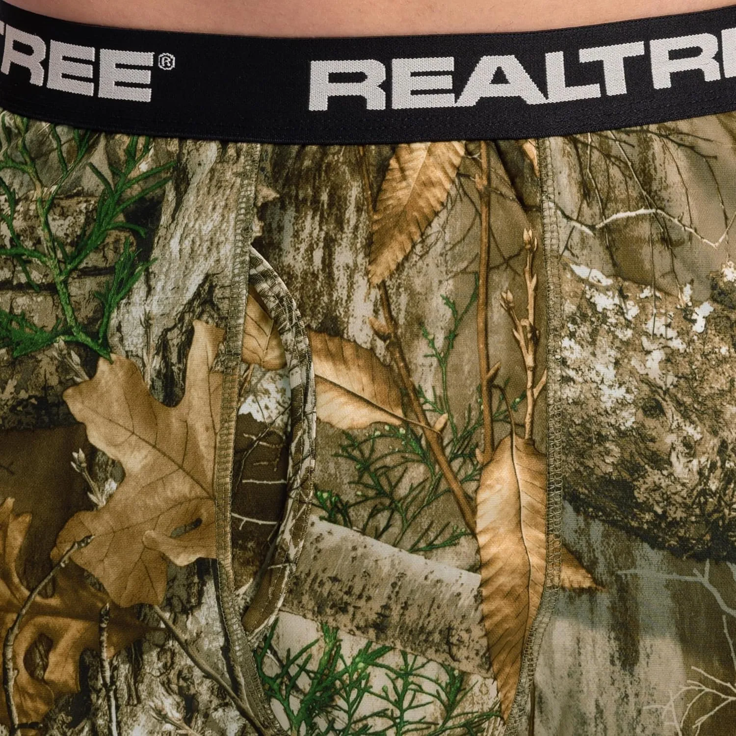 Realtree Men's Heavyweight Fleece Thermal Underwear Long Johns Bottom