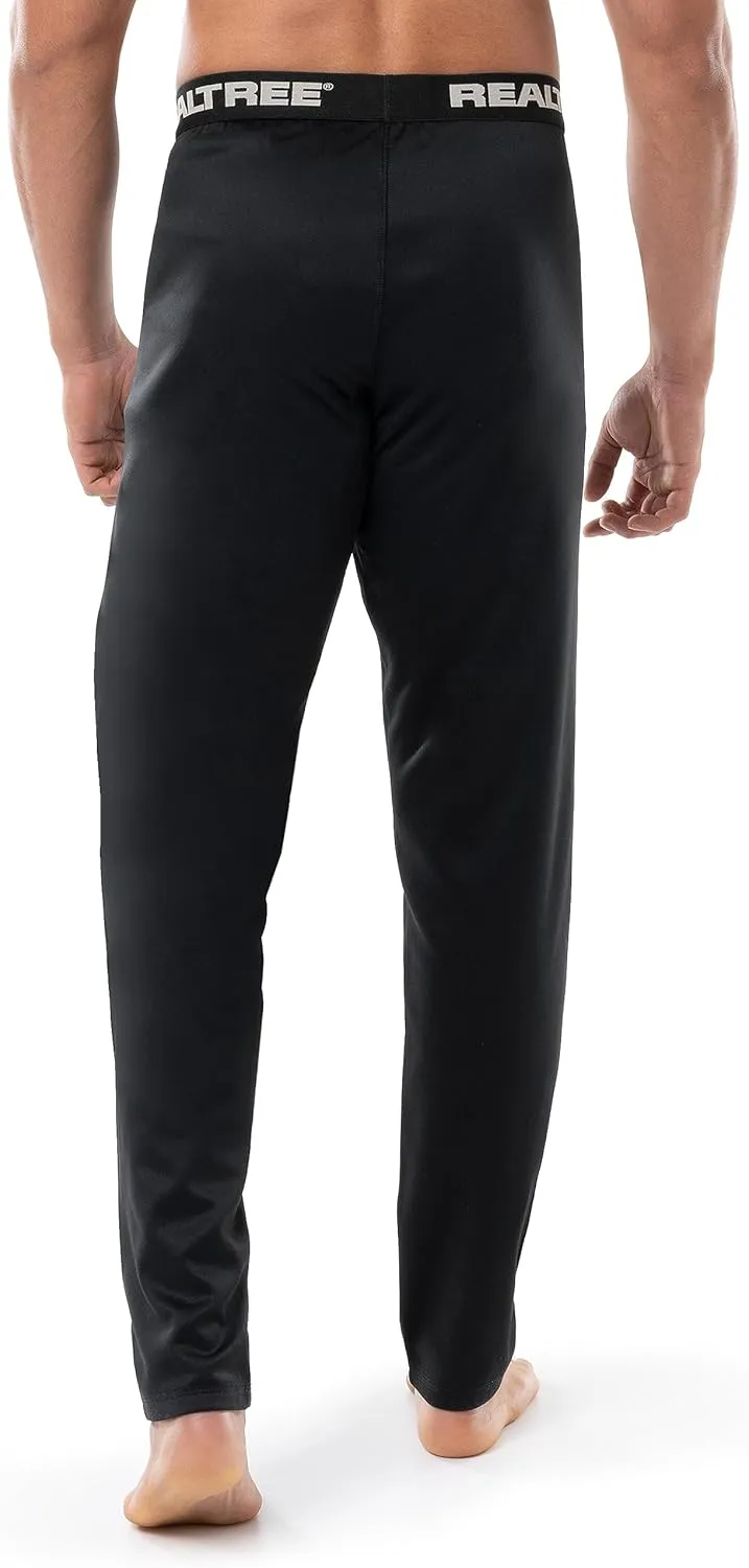 Realtree Men's Heavyweight Fleece Thermal Underwear Long Johns Bottom