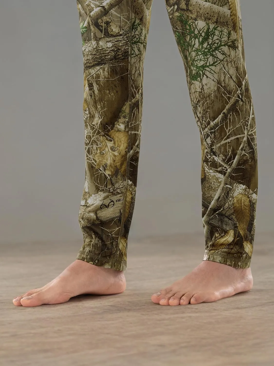 Realtree Men's Heavyweight Fleece Thermal Underwear Long Johns Bottom