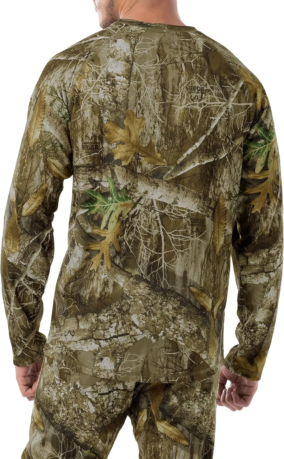 Realtree Men's Heavyweight Fleece Thermal Underwear Top