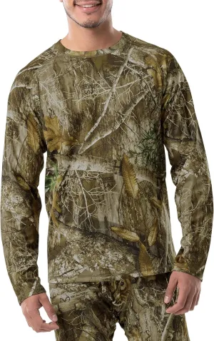 Realtree Men's Heavyweight Fleece Thermal Underwear Top