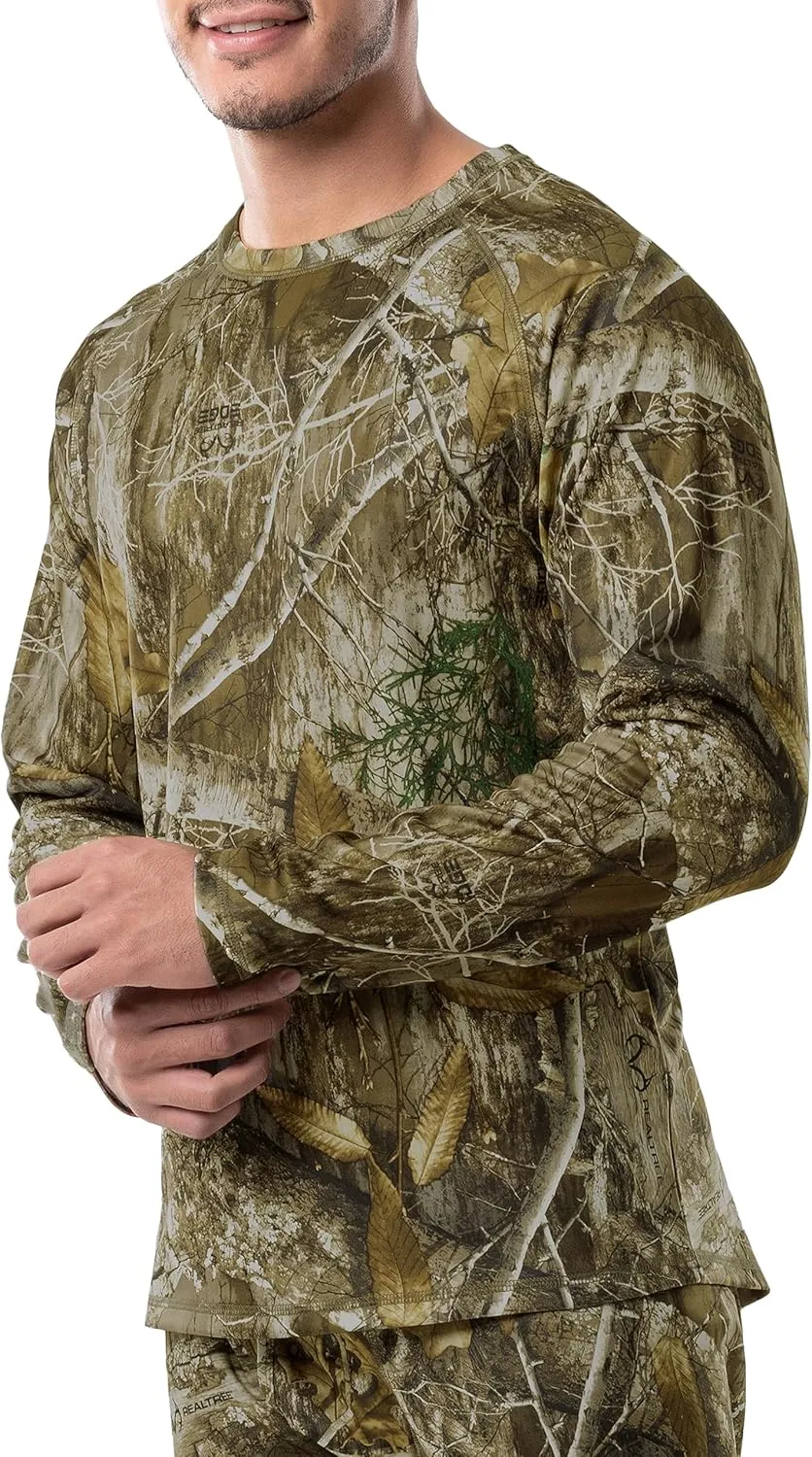 Realtree Men's Heavyweight Fleece Thermal Underwear Top