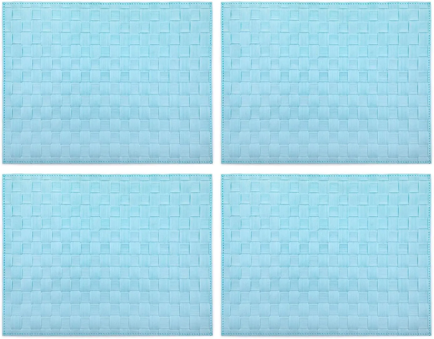 Rectangular Placemat (Pastel Blue, Set of 4) (4 Items)