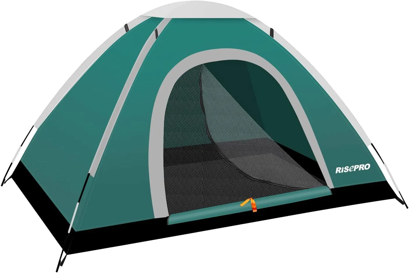 RISEPRO Instant Automatic pop up Tent, 2 Person Lightweight Tent, Waterproof Windproof, UV Protection, for Beach, Outdoor, Traveling, Hiking, Camping, Hunting, Fishing