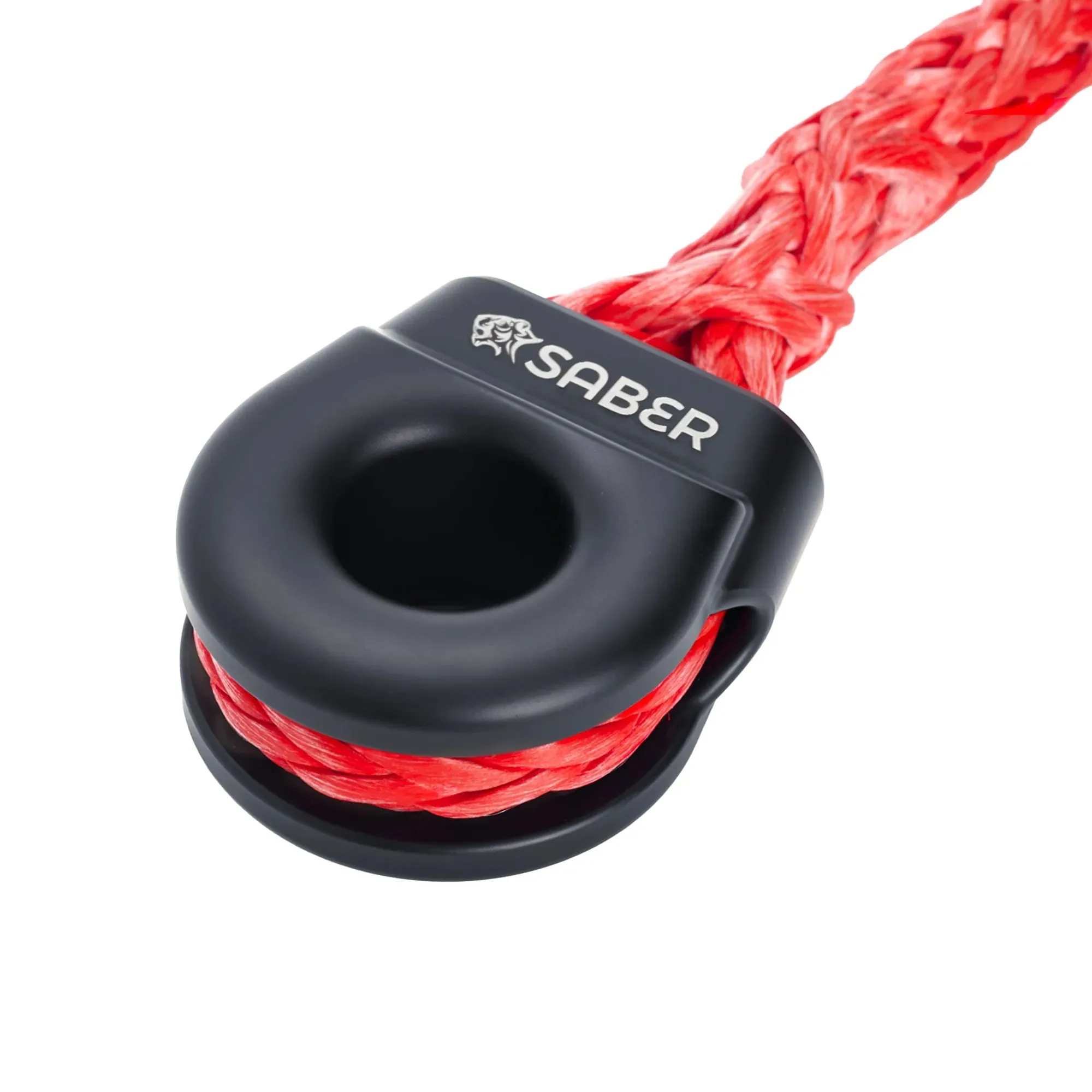 Saber 6061 Aluminium Spliced Winch Thimble UPDATED DESIGN - Cerakote Red