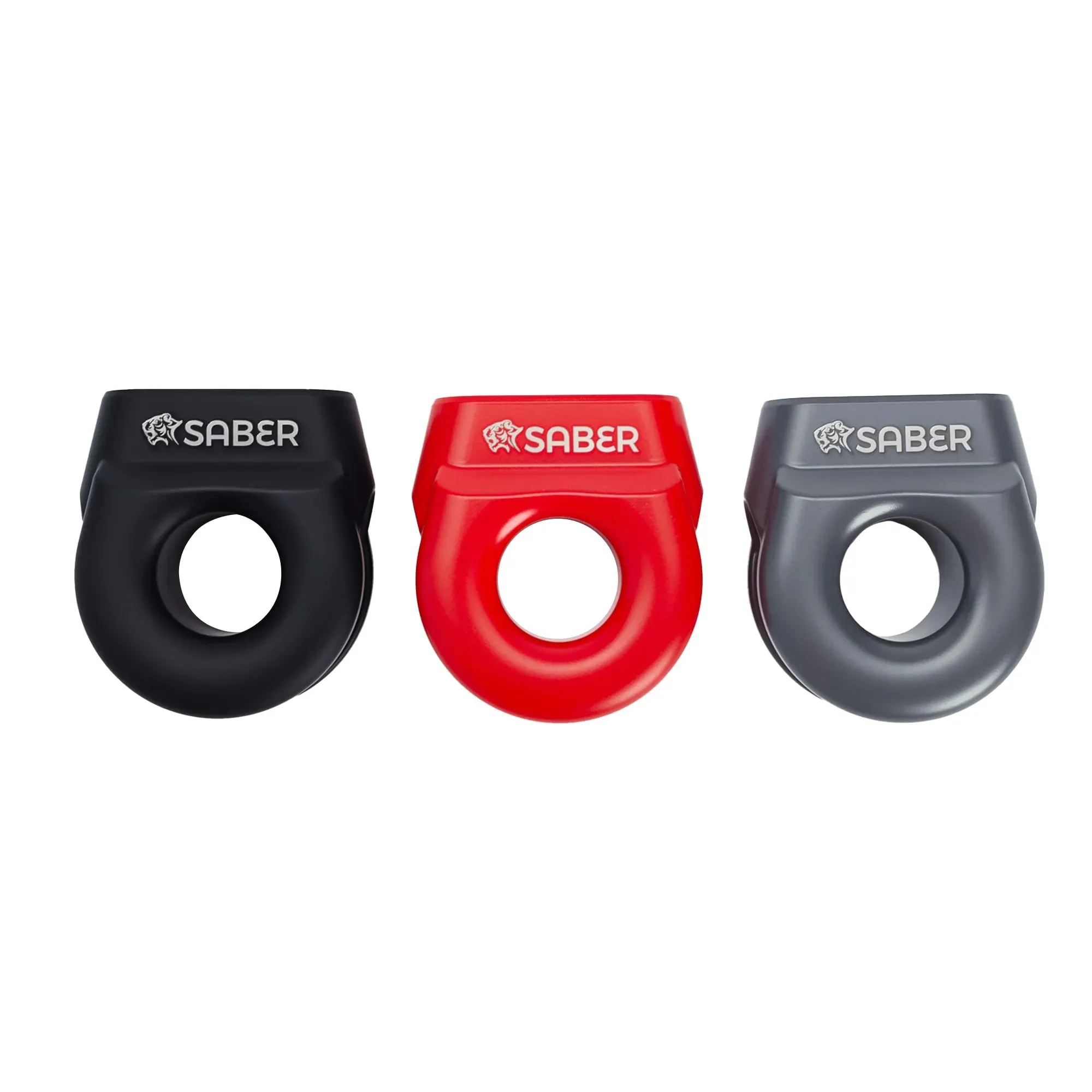 Saber 6061 Aluminium Spliced Winch Thimble UPDATED DESIGN - Cerakote Red