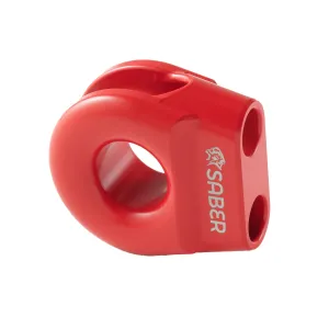 Saber 6061 Aluminium Spliced Winch Thimble UPDATED DESIGN - Cerakote Red