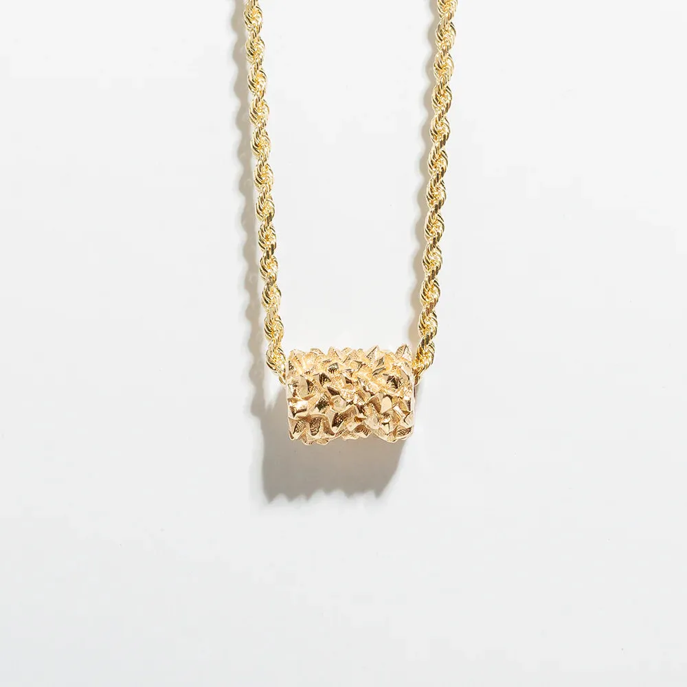 SAMPLE SALE | MATRIX BEAD NECKLACE | SILVER