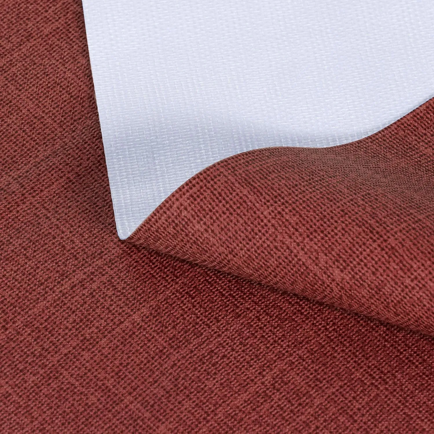 sancua 100% Waterproof Rectangle PVC Tablecloth - 52 x 70 Inch - Oil Proof Spill Proof Vinyl Table Cloth, Wipe Clean Table Cover for Dining Tables, Buffet Parties and Camping, Carmine Red
