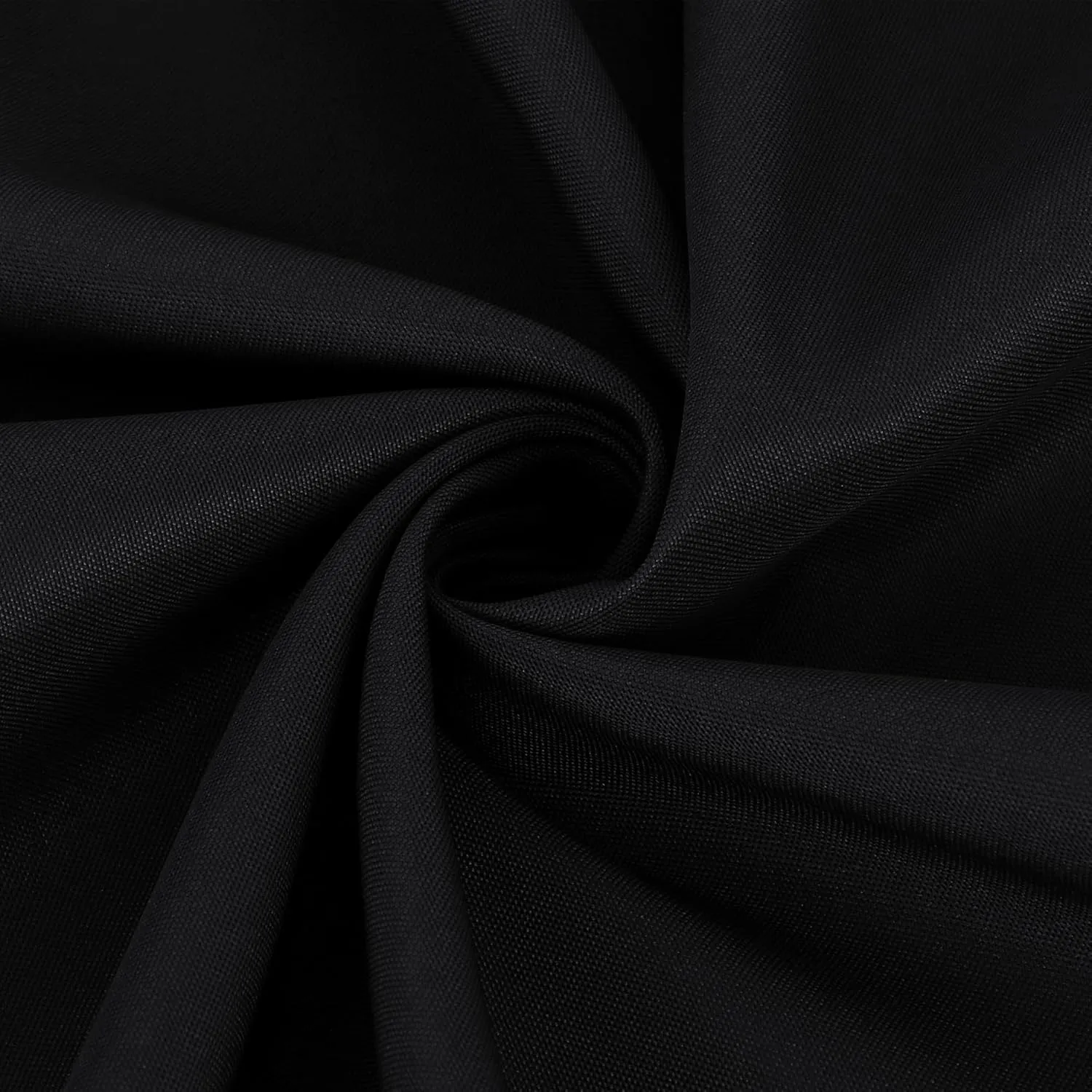 sancua 6 Pack Round Tablecloth 90 Inch Black, Stain and Wrinkle Resistant Table Cloth - Washable Polyester Table Cover for Dining Tables, Buffet Parties and Camping