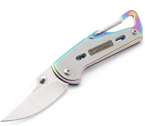 Sanrenmu 6070RUX-SK 6070RUX-SX 6070RUX-SZ Mini Pocket EDC Folding Knife Grey Handle