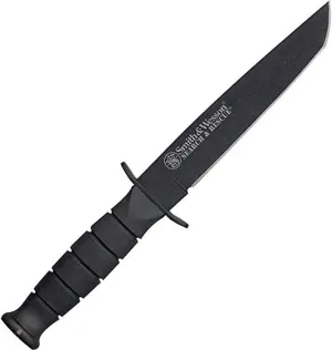 Smith & Wesson Search and Rescue CKSURT 10.5in S.S. Fixed Blade Knife with 6in Tanto Blade and Aluminum Handle for Outdoor, Tactical, Survival and EDC