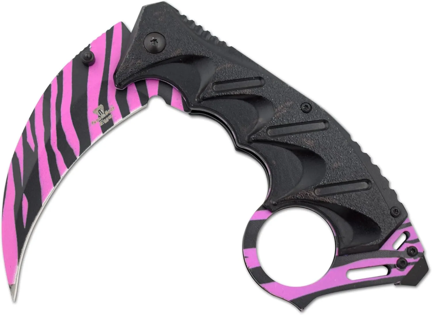Snake Eye Tactical Everyday Carry Assist Style Folding Pocket Knife EDC (Pink)