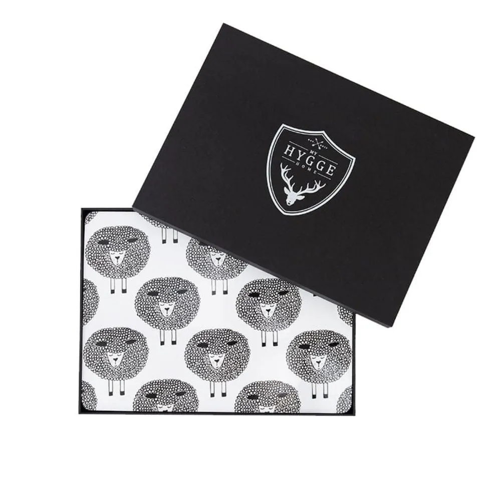 SNOOZY SHEEP CORK PLACEMAT SET 4