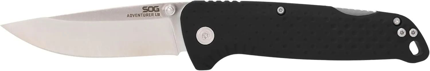 SOG KNIVES - ADVENTURER LB (BLACK   SATIN)