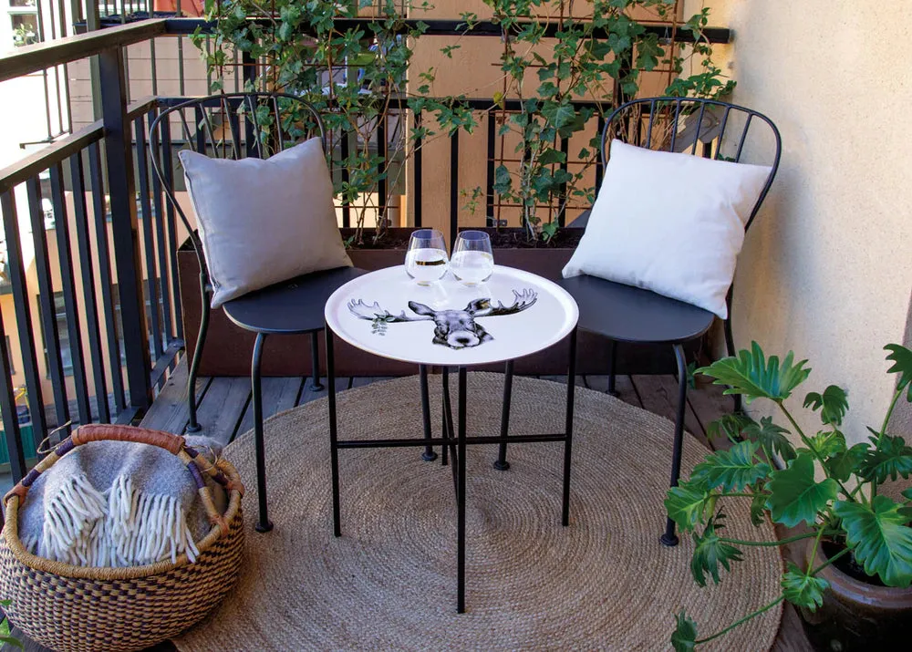 Stand for our smaller Ø36 cm Tray table