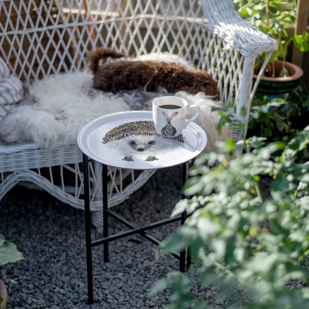 Stand for our smaller Ø36 cm Tray table