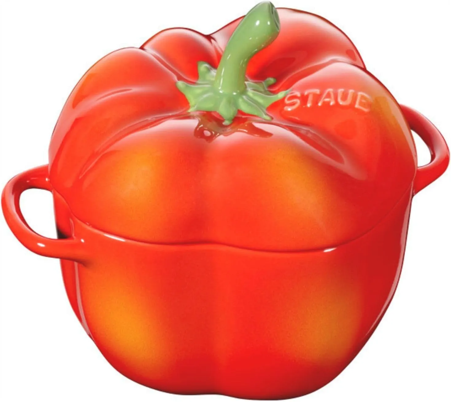 Staub 40500-325 Paprika Cocotte 40500-325 Cocotte 40500-325 Ceramic Cocotte 40500-325 Ceramic Heat Resistant Pottery Microwave Safe