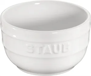 STAUB Ceramics Prep Bowl Set, 2-piece, White