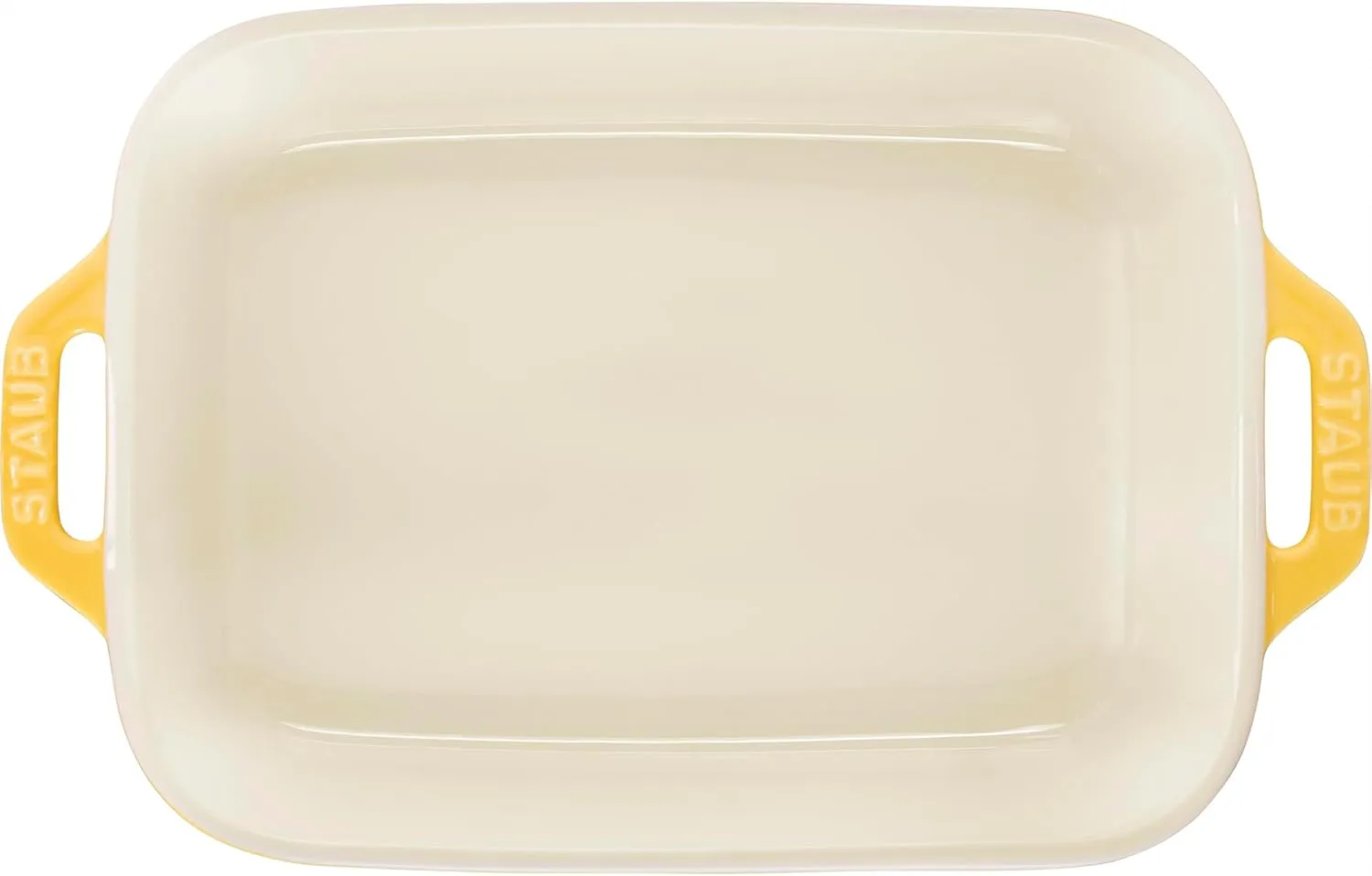 STAUB Stoneware Gratins Ceramics Rectangular Baking Set, Casserole Dish, 2-Piece, Citron, 2-pc