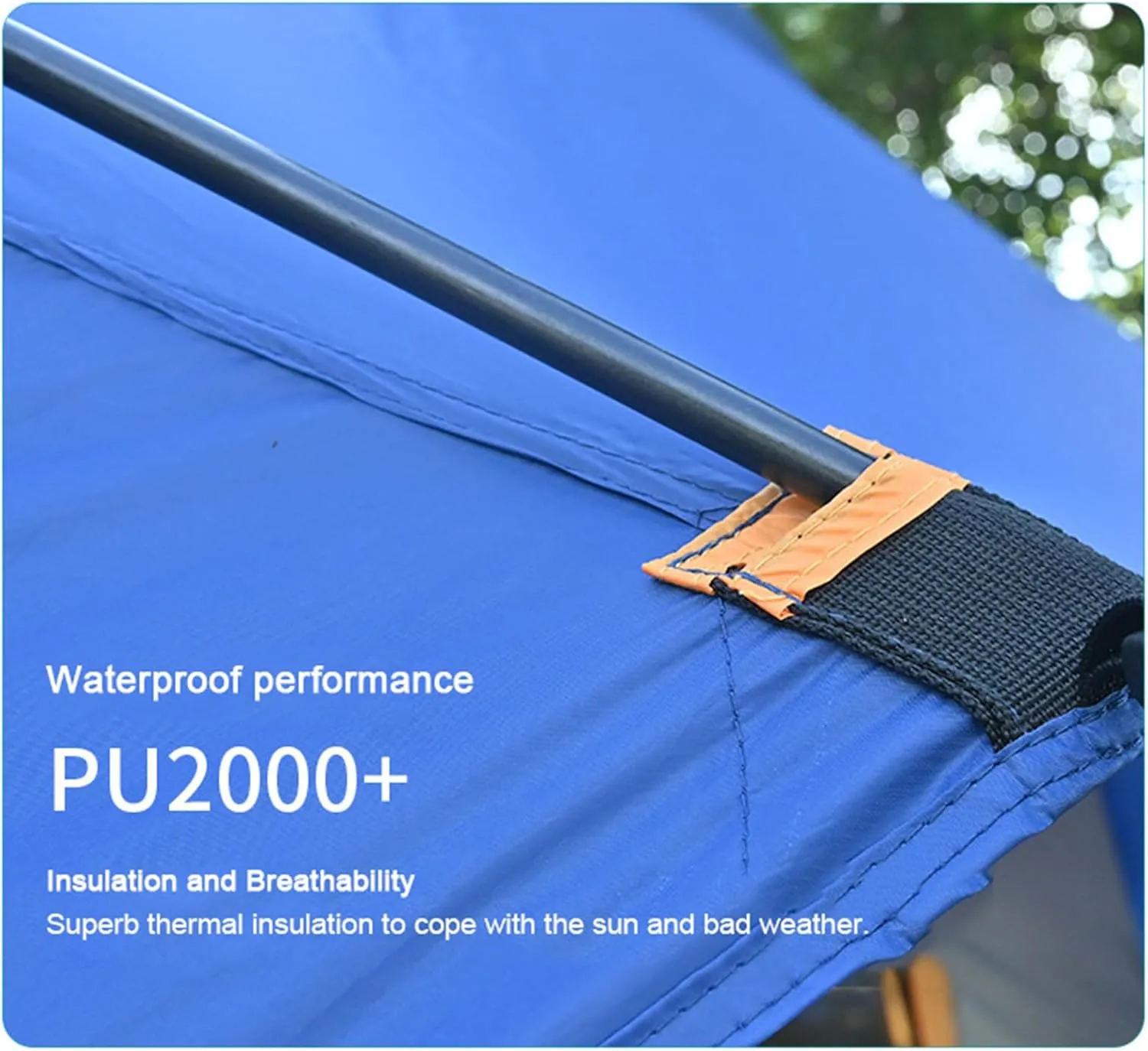 SUV Tent for Camping, Car Tent,SUV Tent Family Camp Car Tent, Universal 4 Person Vehicle Car Tent with Waterproof Rainfly for Family Camping Traveling Outdoor Activities
